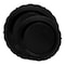 Smarty Had A Party Black Vintage Rim Round Plastic Dinnerware Value Set (120 Dinner Plates + 120 Salad Plates), 240PK 860BVP-CASE - alternate 4